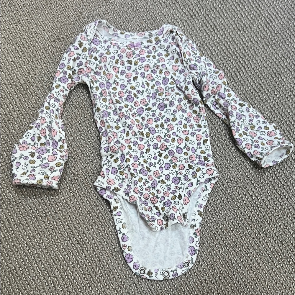Carter's Multicolor Floral Bodysuit with matching Leggings - Picture 6 of 9
